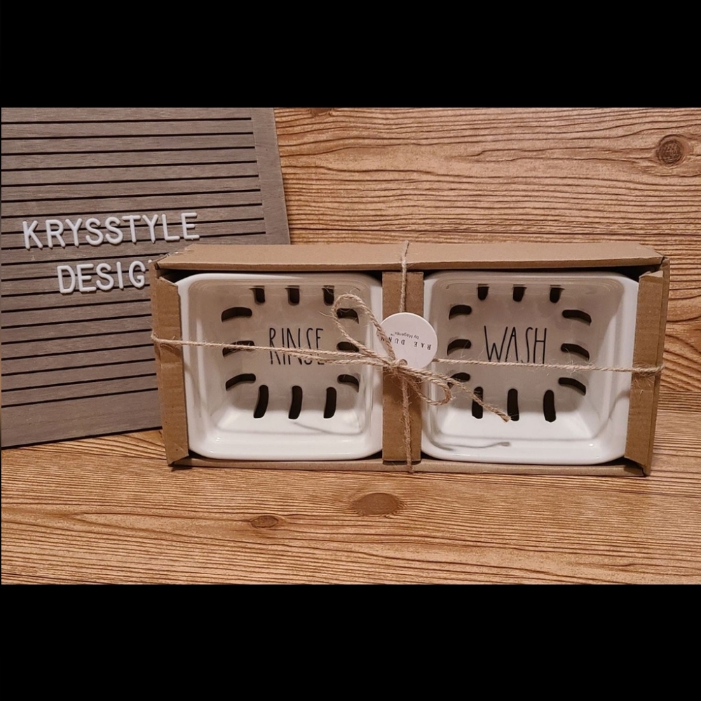 Rae Dunn Fruit Baskets Rinse Wash